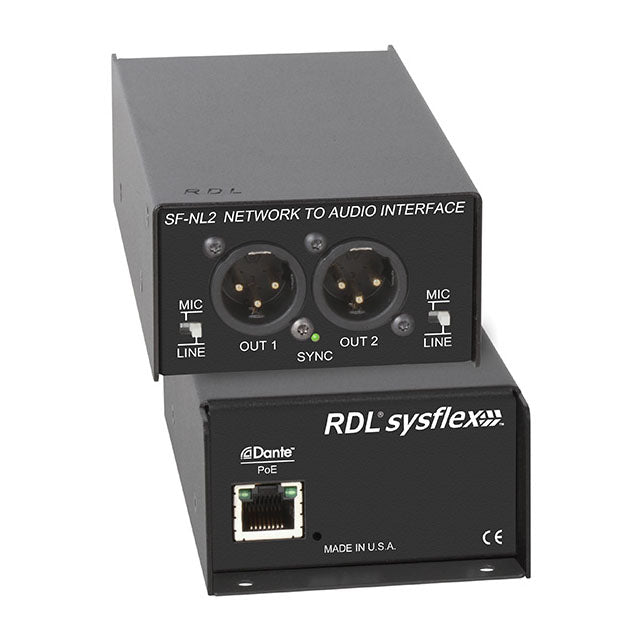 RDL SF-NL2 Network to Audio Interface