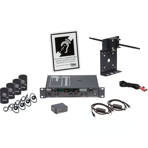 Listen Technologies iDSP Advanced Stationary RF System For ADA Compliance Level II | 72 MHz | Standard