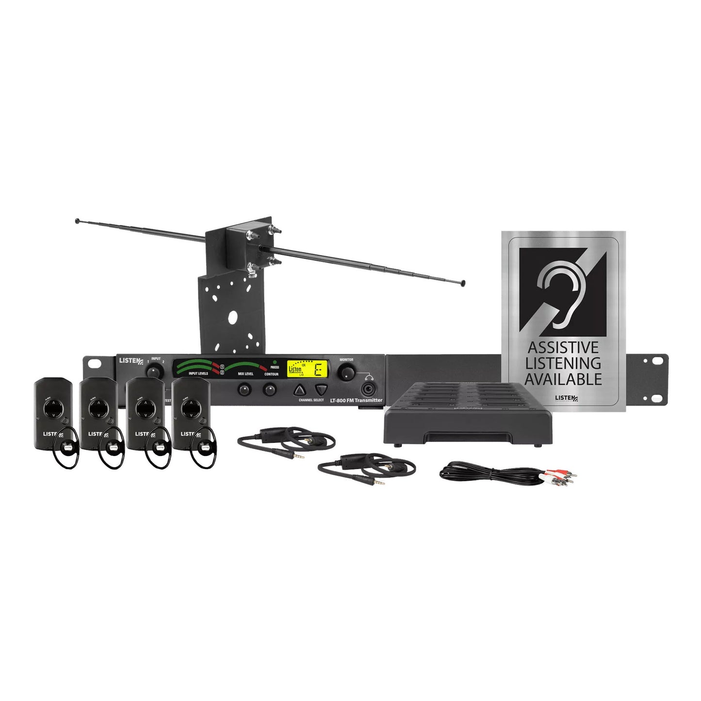 Listen Technologies LS-58-072 iDSP Advanced Level III Stationary RF System