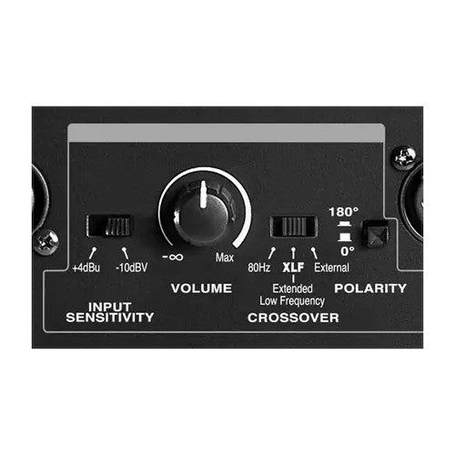 JBL LSR310S Powered Studio Subwoofer back detail