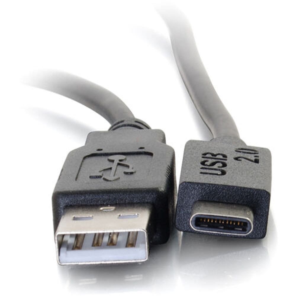 C2G 28871 6Ft Usb 2.0 Usb-C To Usb-A Cable M/M-Black