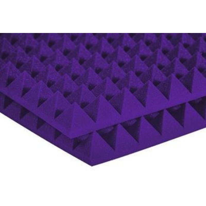 AURACO 2PYR24PUR 2" Studiofoam Pyramids (12-pack, 2'x4'x2", Purple)