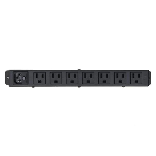 Lowell ACS-1507 12" Rackmount Power Strip With 7 Outlets