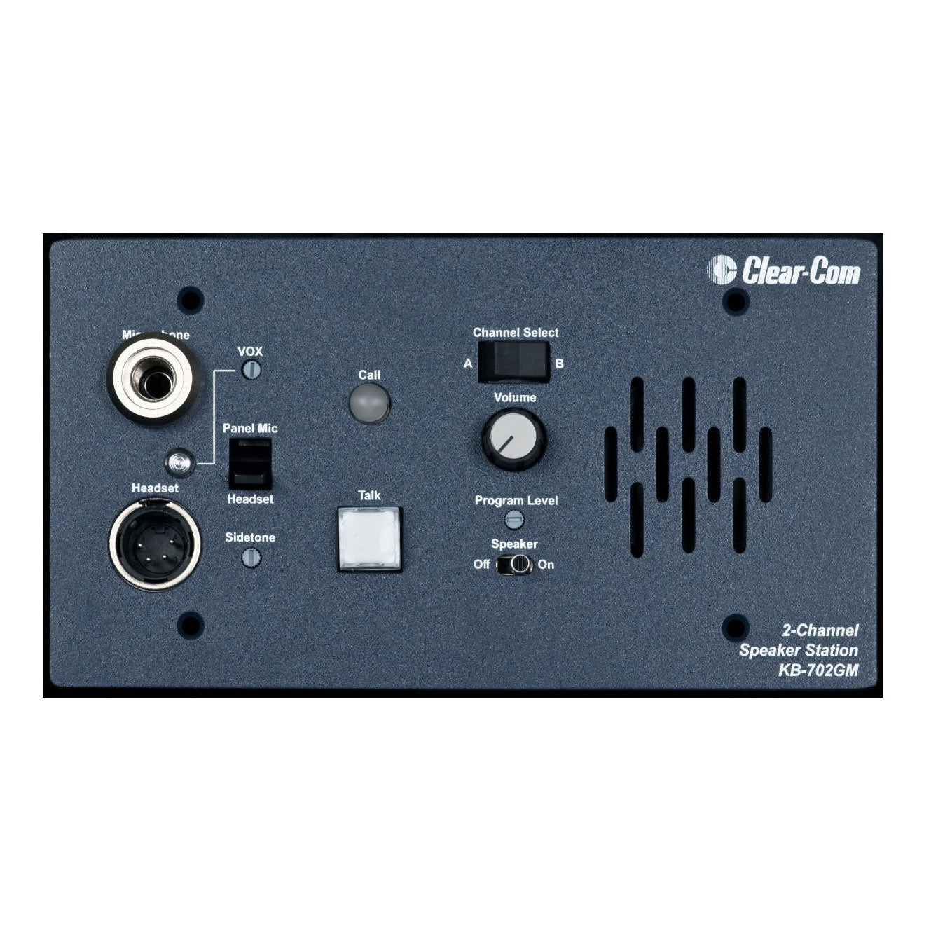 Clear-Com KB-702GM Remote Speaker Station with Gooseneck Mic Connector