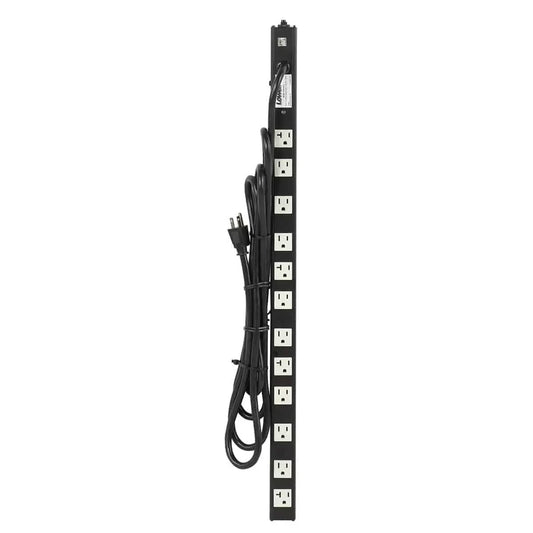 Lowell ACS-2012 32" Steel Power Strip With Surge Suppression