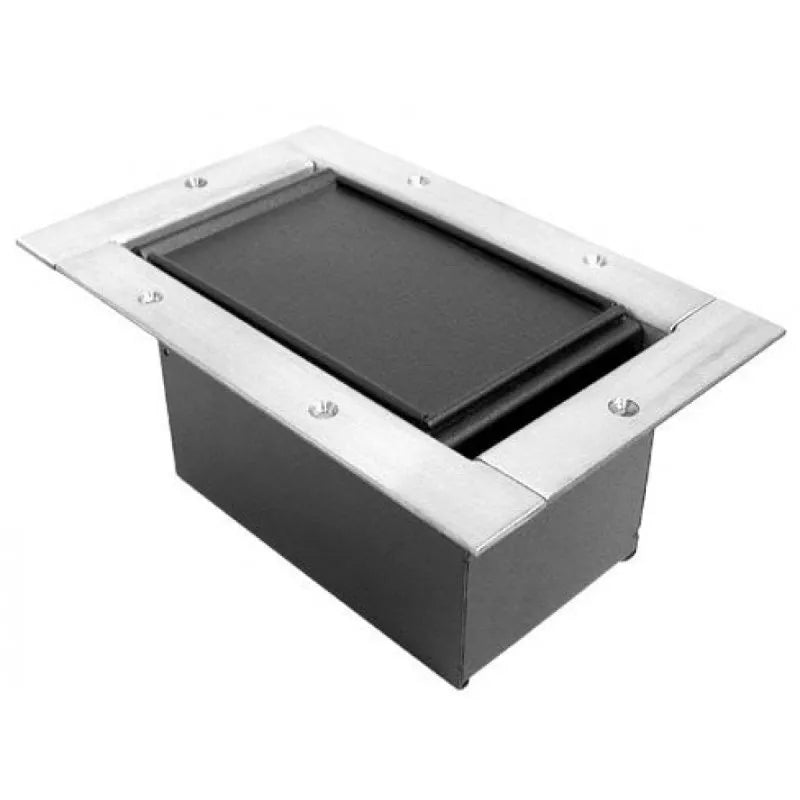 Ace Backstage 323CLSS Half Pocket/Carpet Lid - Stainless Steel Bezel