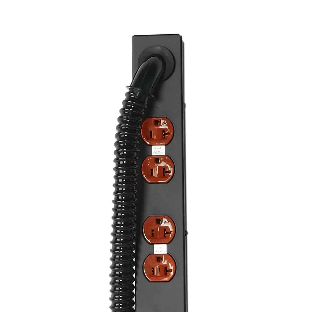 Lowell Power Strip Rack And Shelf Mount AC Distribution | 60" | 20 Outlets | 20A