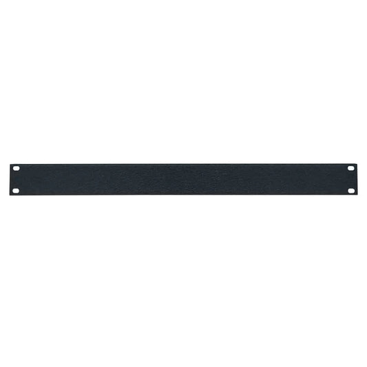 Lowell AFP Series Blank Aluminum Panel with Flat Edges For Racks | 1U | Single