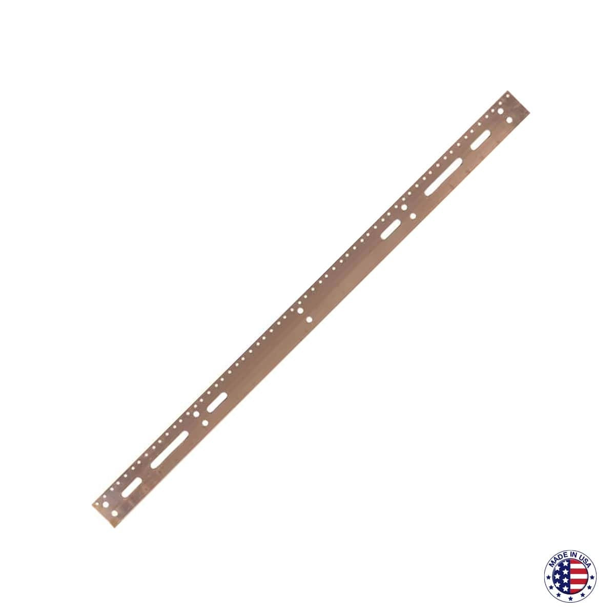 Lowell GBB Copper Grounding Bus Bar For AC Power Distribution | 72"