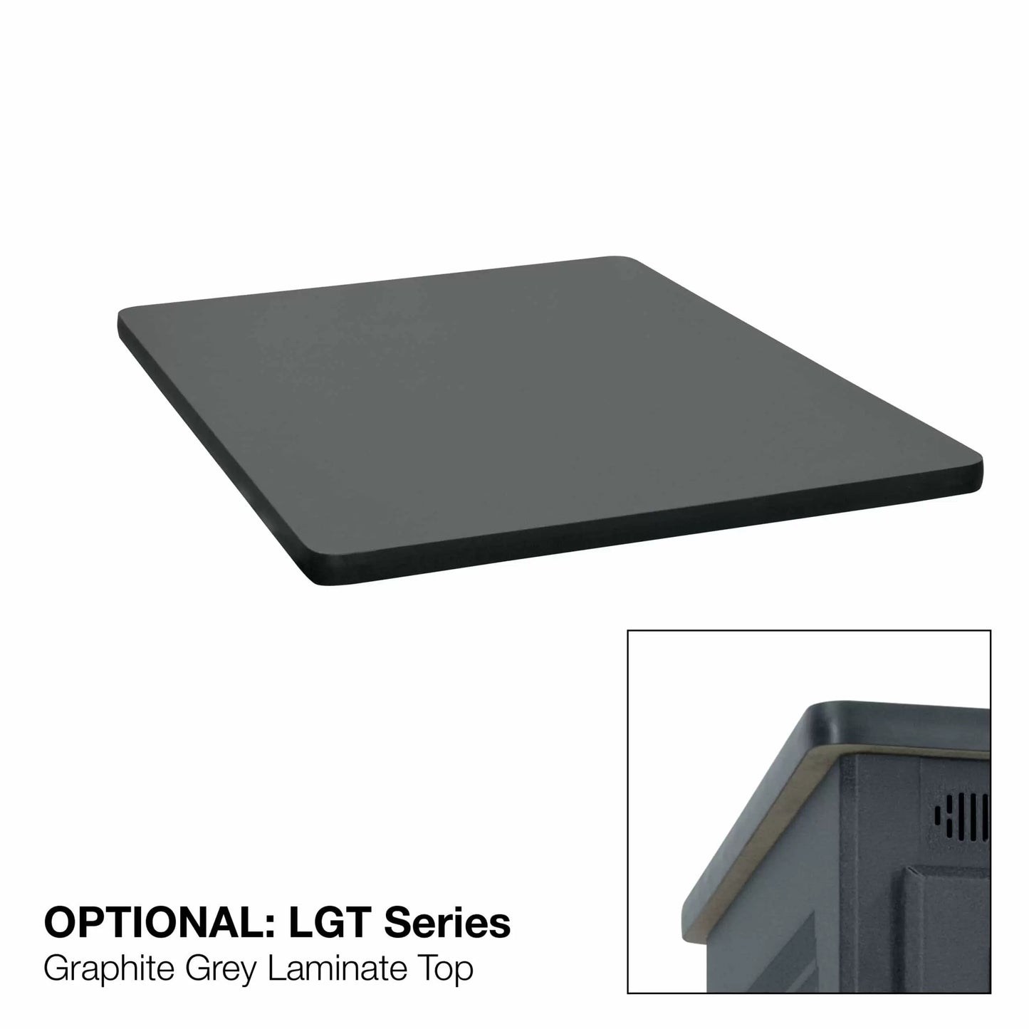 Lowell LER Series Enclosed AV Rack Welded Steel 19" Install Rack | 27"D | 18U | With Rear Door