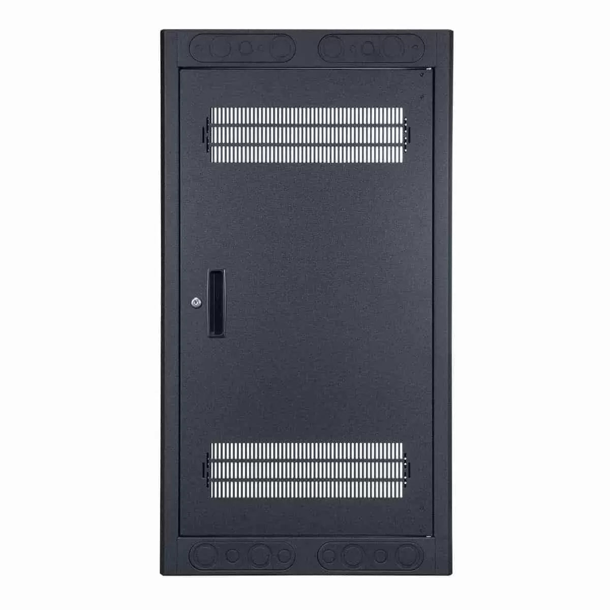 Lowell LER Series Enclosed AV Rack Welded Steel 19" Install Rack | 22"D | 21U | With Rear Door