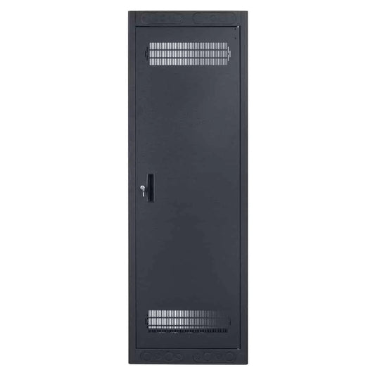Lowell LER Series Enclosed AV Rack Welded Steel 19" Install Rack | 27"D | 35U | Without Rear Door