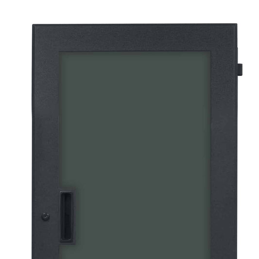 Lowell LFD Front Door for 22"/23"W Rack Surface-Mount Locking | 37U | Smoked Plexiglass