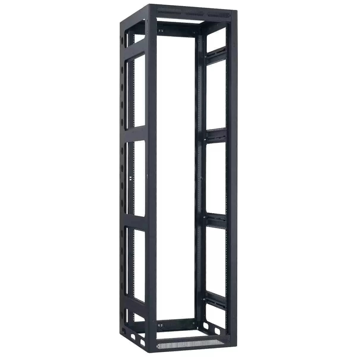 Lowell LGR Gangable AV Rack Open-Frame Steel Install Rack | 27"D | 44U | Without Rear Door