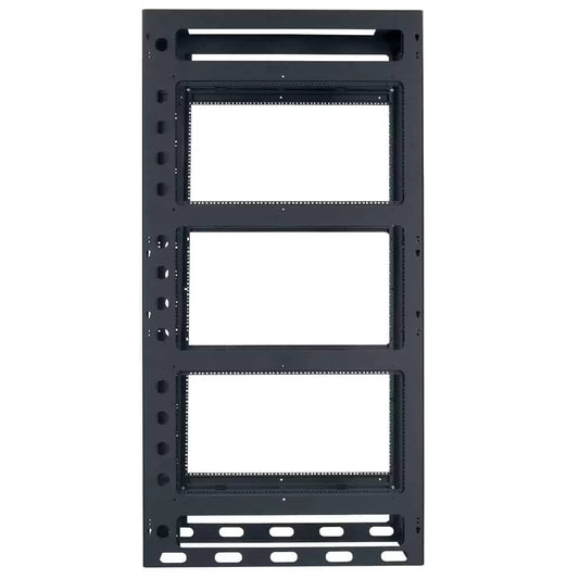 Lowell LGR Gangable AV Rack Open-Frame Steel Install Rack | 42"D | 44U | With Rear Door
