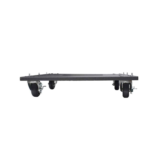 Lowell LMSB Shallow Mobile Base for 23"W Rack | Standard Casters