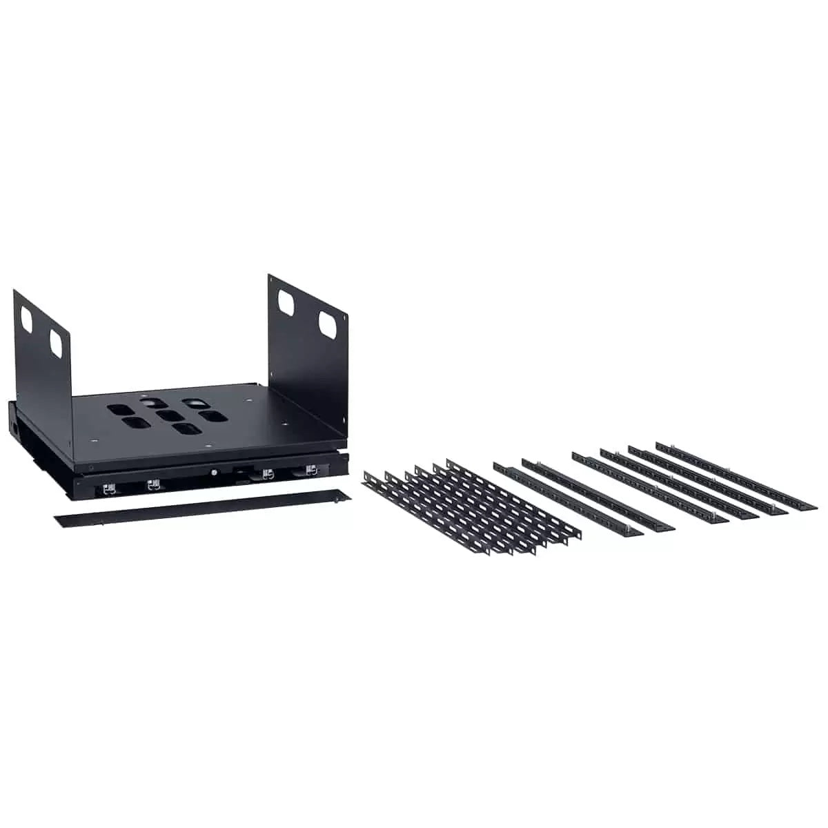 Lowell LPTR4 Pull & Turn AV Rack Built-In Rotating Rack | 10U | 23"D