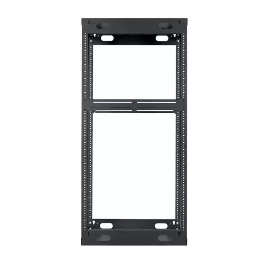 Lowell LXR Series Slim AV Rack Open-Frame Steel Rack For Tight Spaces | 30U | 26"D
