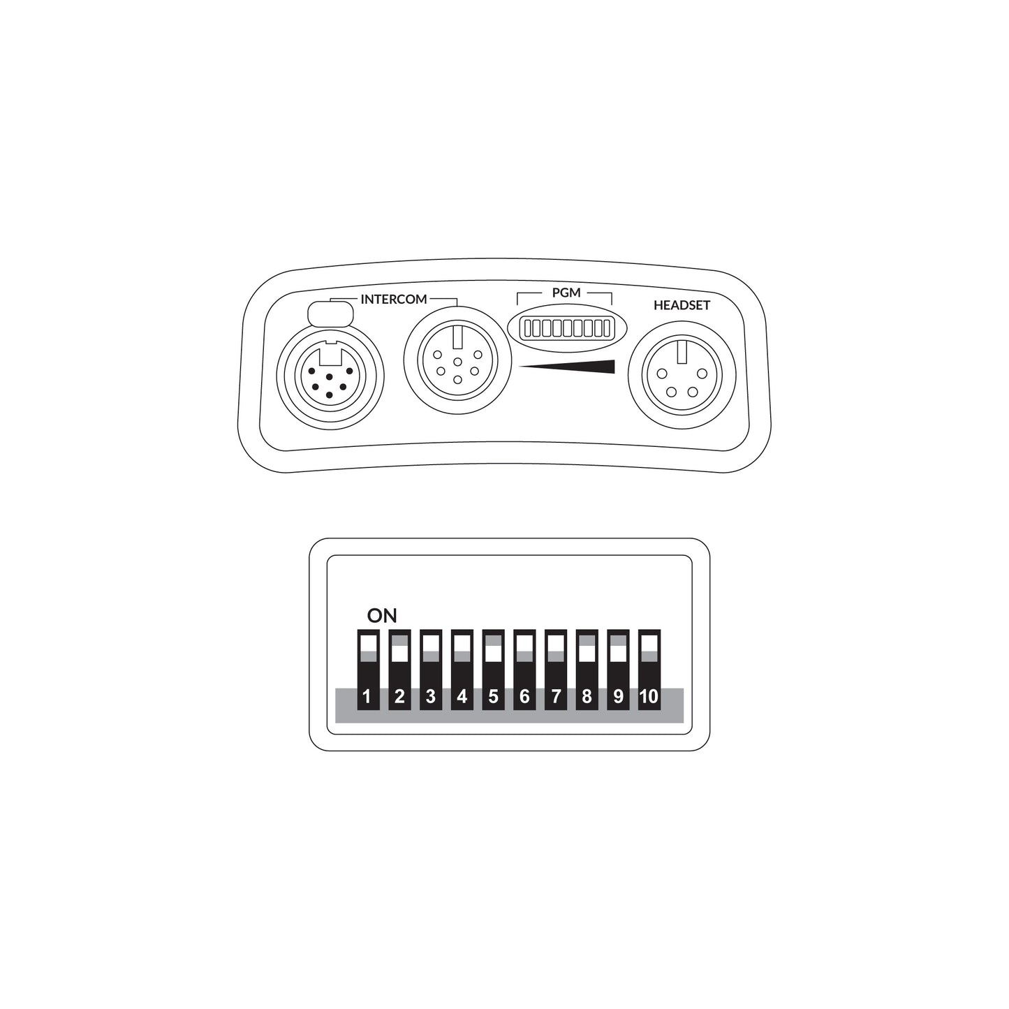 Clear-Com RS-702 Encore 2-Channel Beltpack