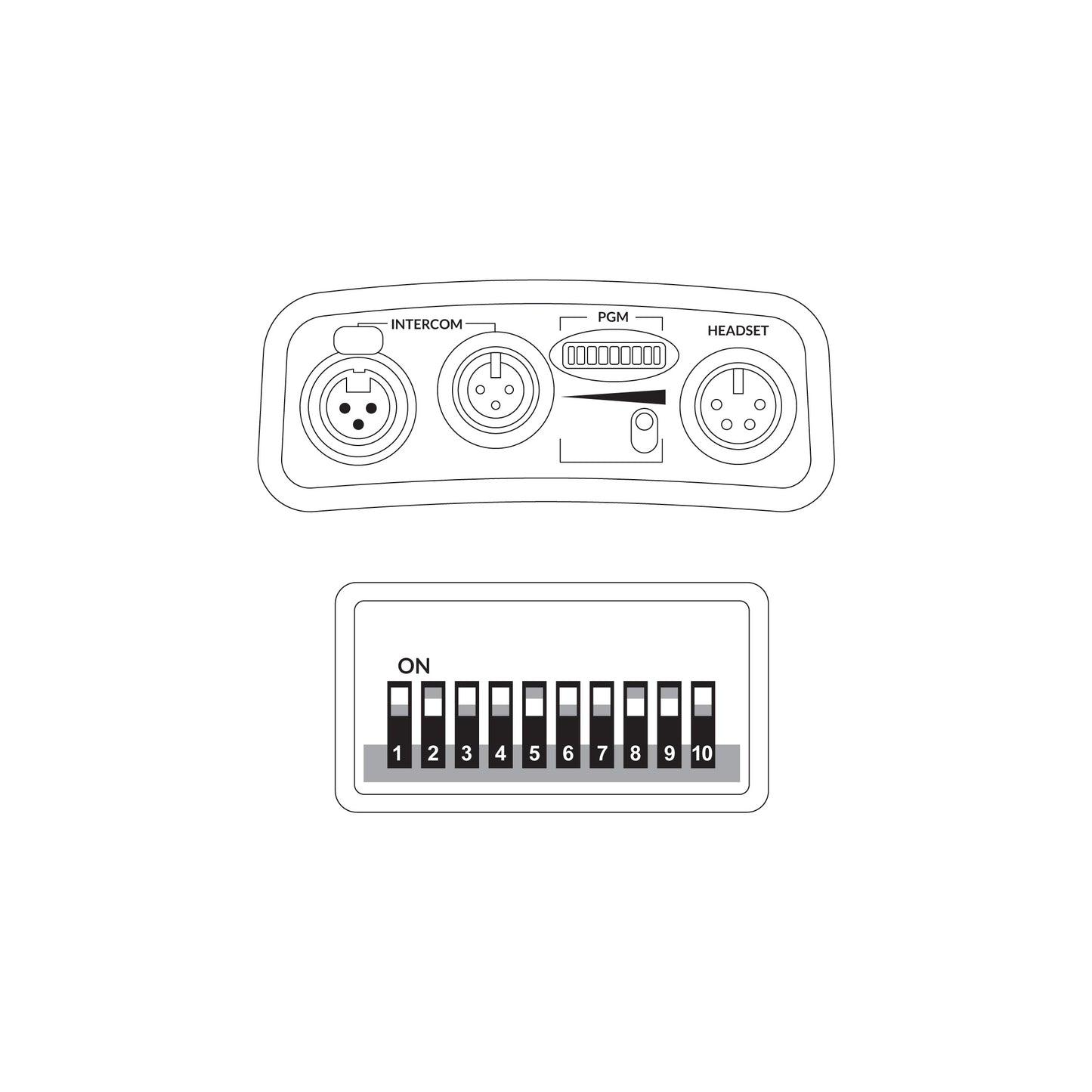 Clear-Com RS-703 Encore 2-Channel XLR-3 Beltpack