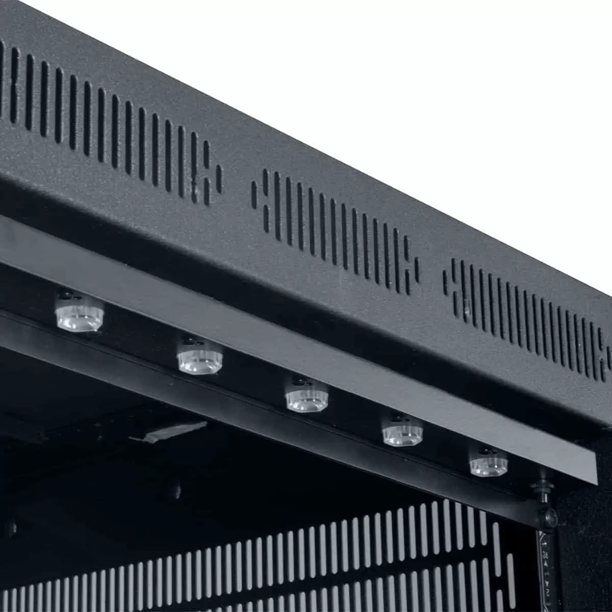 Lowell RPL-F 1U Rack Panel With LED Interior Lighting