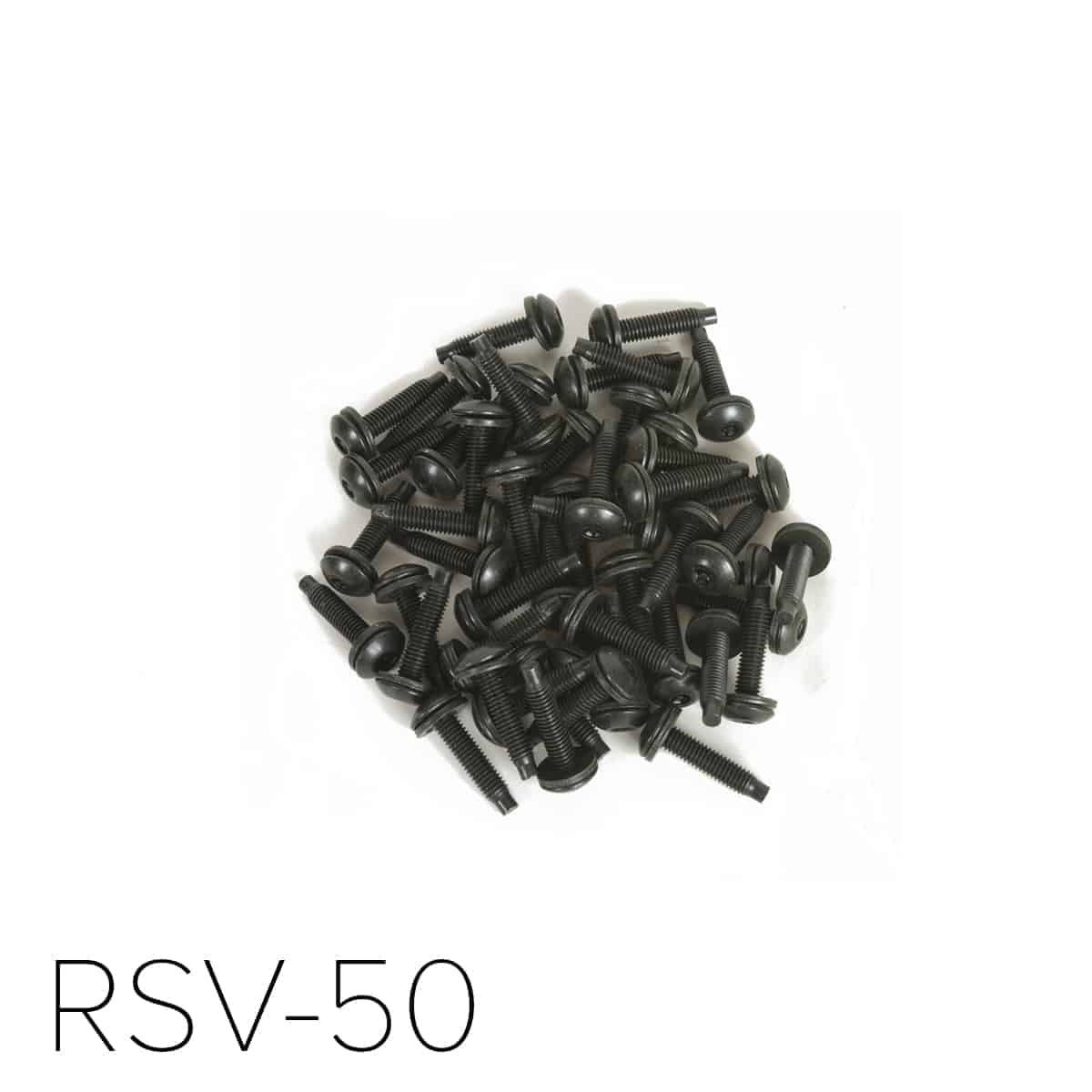 Lowell RSV-50 Torx Star Post Head Rack Screws With Captive Washers