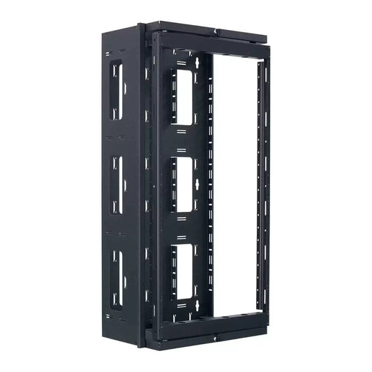 Lowell SGR Series Swing Gate Wall Rack For AV Installs | 20U | 12"D