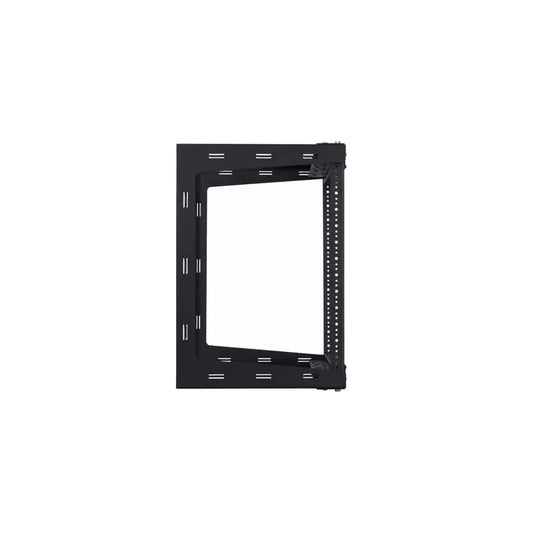 Lowell SR Series 12U Swing Gate Wall Rack Open-Frame Steel | 18"D