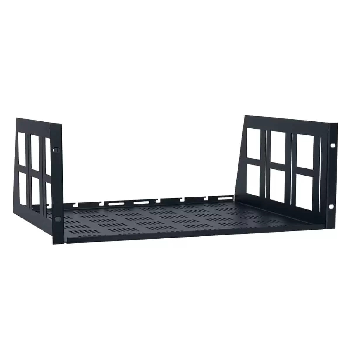 Lowell USV Series Rack Utility Shelf With Vented Base | 4U | 14"D