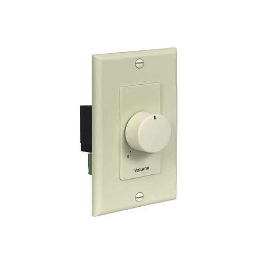 Lowell 100W Mono Volume Control With Decorator Wall Plate | Without Bypass | Almond
