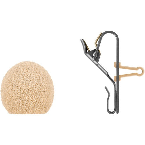 Sennheiser MKE Essential Omni Lavalier Microphone | Color: Beige, Connector: 3.5mm