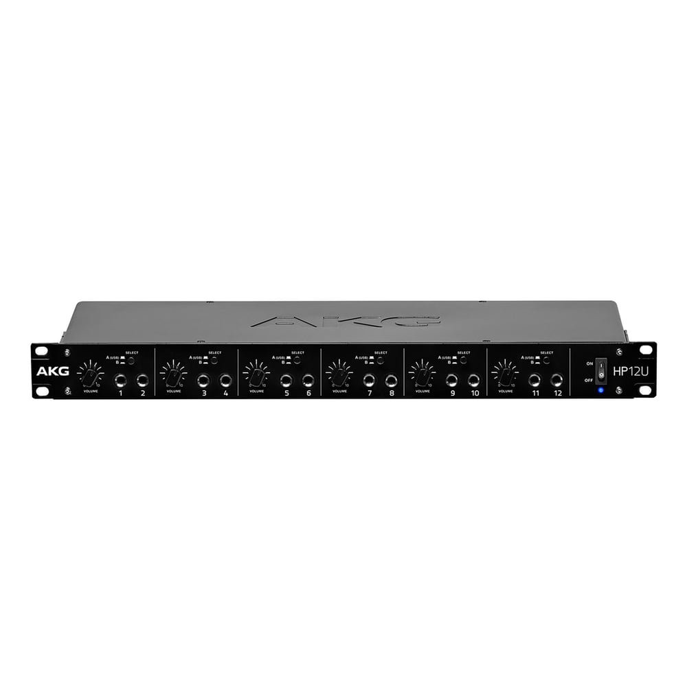 AKG 3450H00050 Hp12U 12-Channel Headphone Amplifier With Usb
