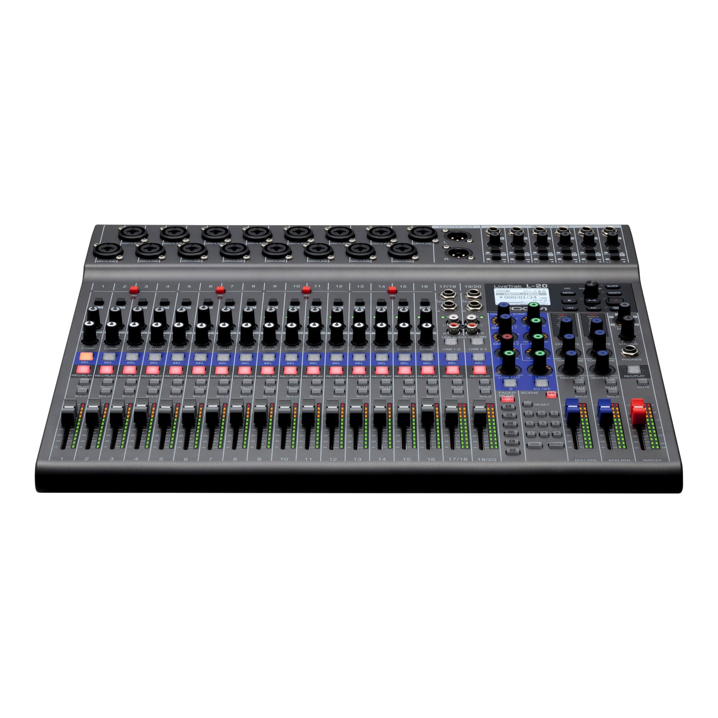 Zoom LiveTrak L-20 Digital Mixer front