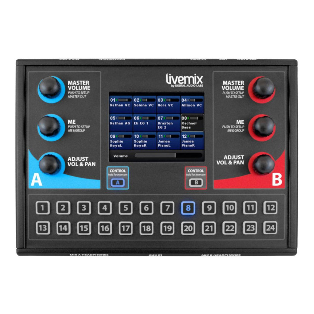 Digital Audio Labs CS-DUO Dual Mix Personal Mixer top