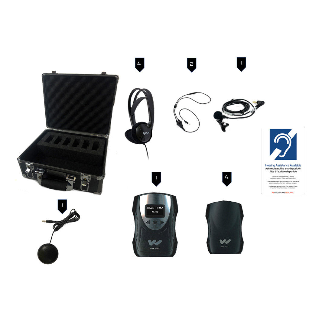 Williams AV FM ADA KIT 37 Small Group FM ADA Compliance Kit