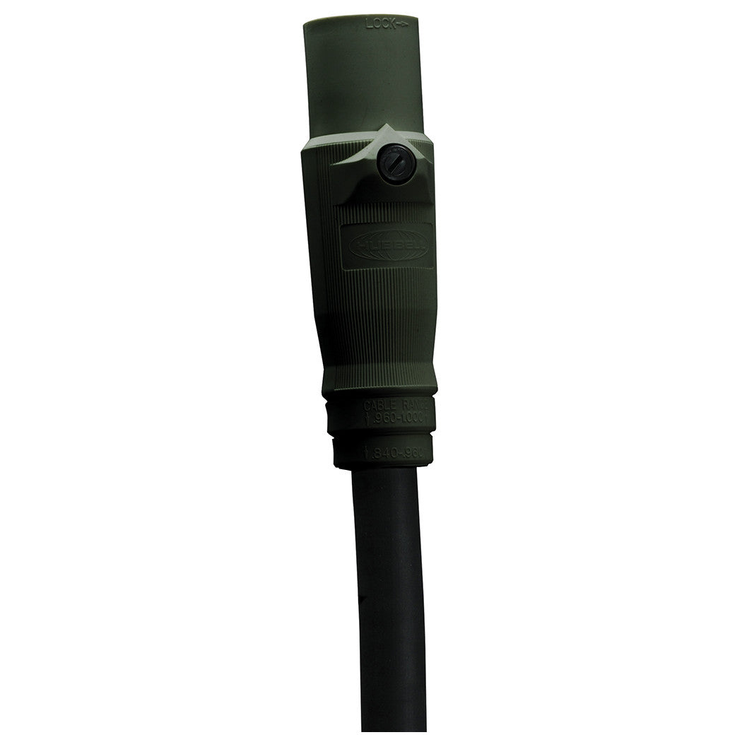 Whirlwind HBL400M Single Pole Male Connector blue
