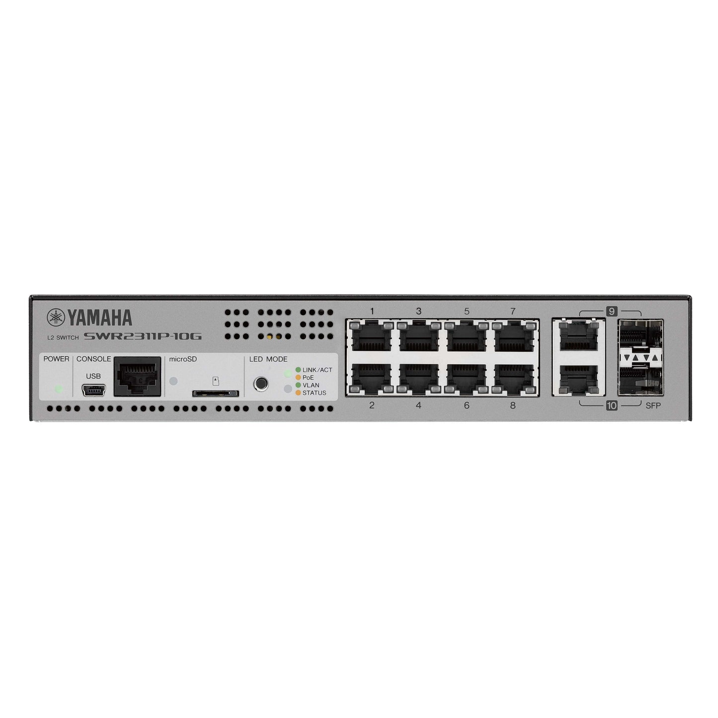 Yamaha SWR2311P-10G 10-Port L2 Network Switch