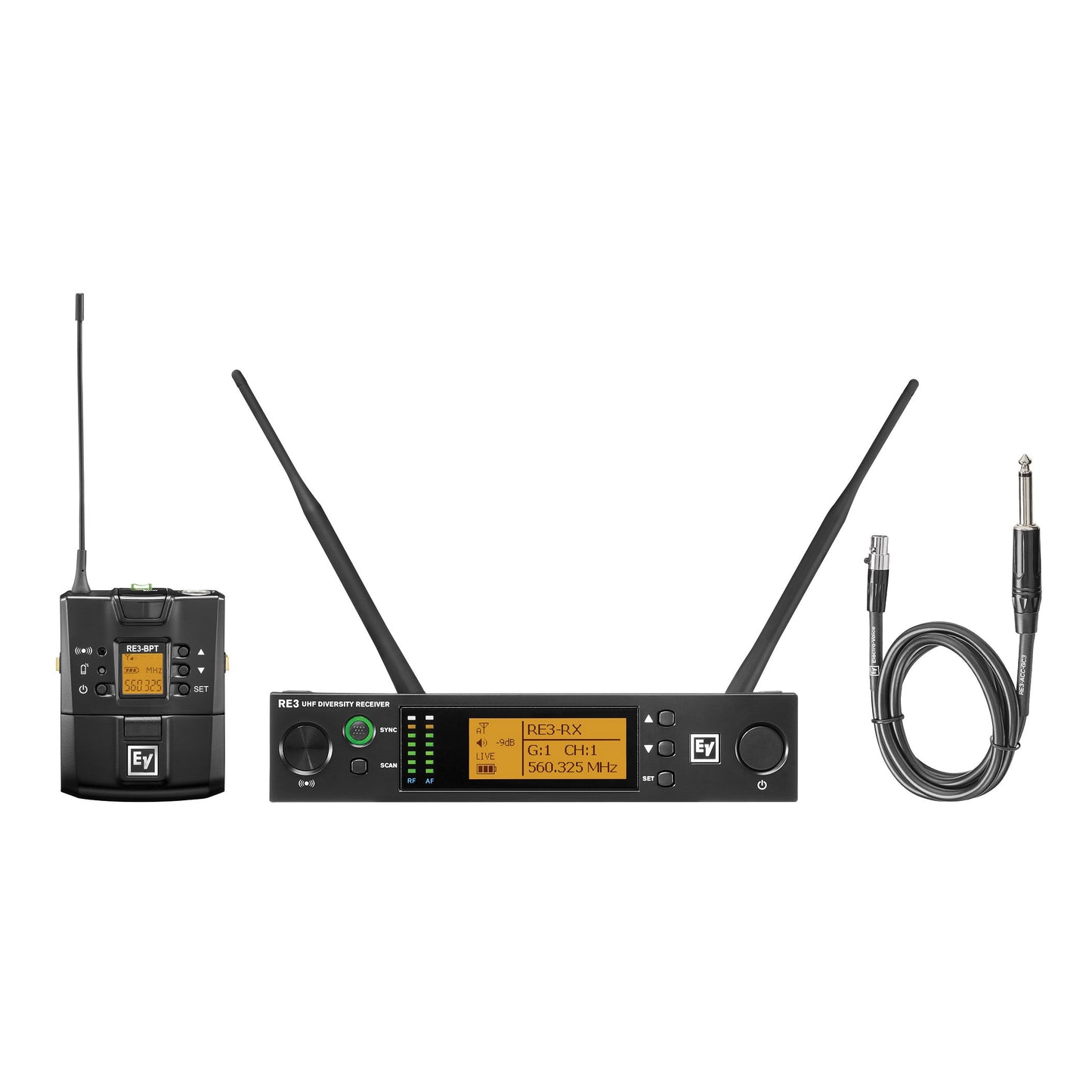 Electro-Voice RE3-BPGC UHF Wireless Instrument Set