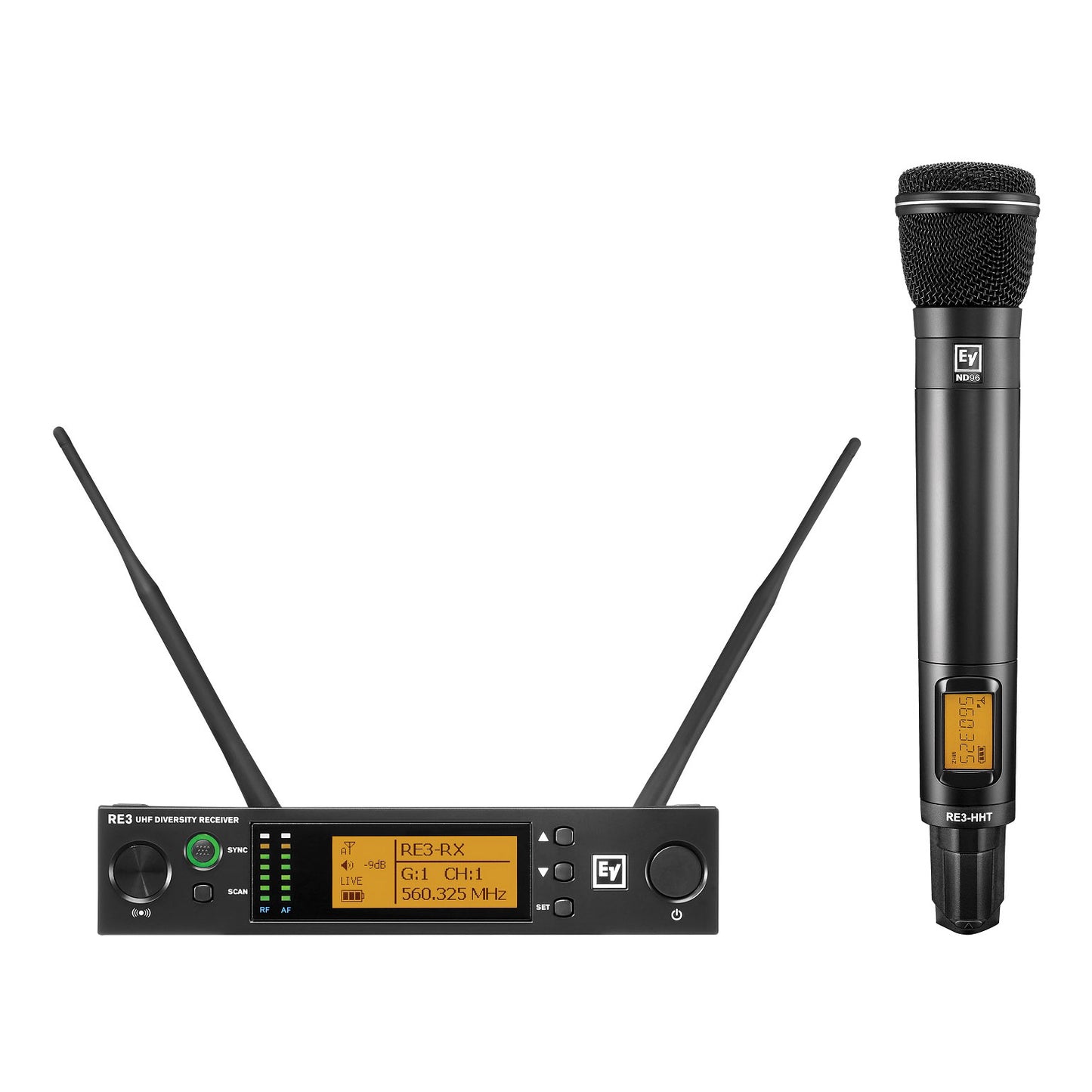 Electro-Voice RE3-ND96 UHF Wireless Handheld Microphone System