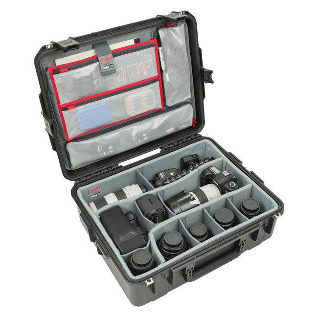 SKB 3i-2217-8DL iSeries Case with Think Tank Dividers & Lid Organizer