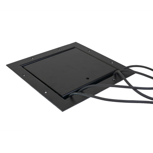 Ace Backstage 132SLBK In-Floor Stage Pocket Body With Standard Lid | Black