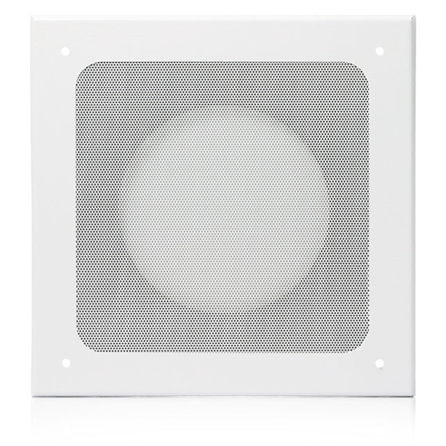 AtlasIED Deluxe Steel Baffle 8 inch Square Cutout Ceiling Baffle | White