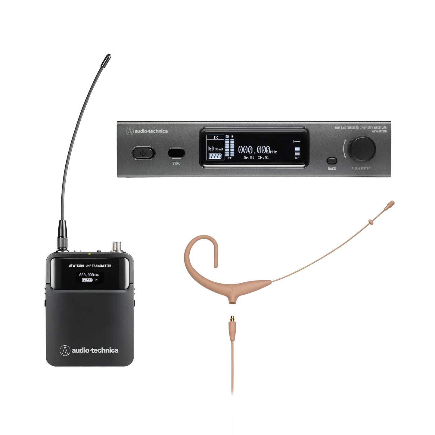 Audio-Technica ATW-3211/892x Wireless Headworn System