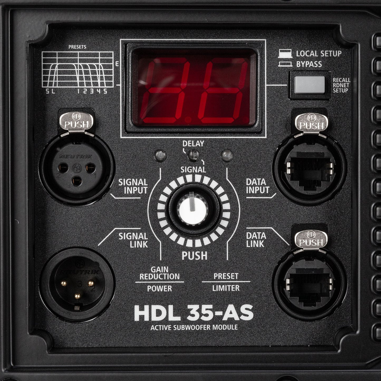 RCF HDL 35-AS Compact Flyable Powered Subwoofer | Color: Black
