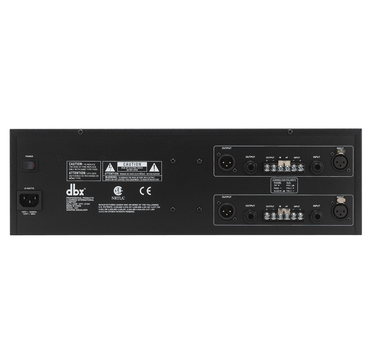 dbx 1231 Dual 31-Band Graphic Equalizer