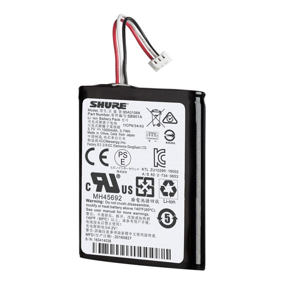 Shure SB901A Rechargeable Lithium-Ion Battery