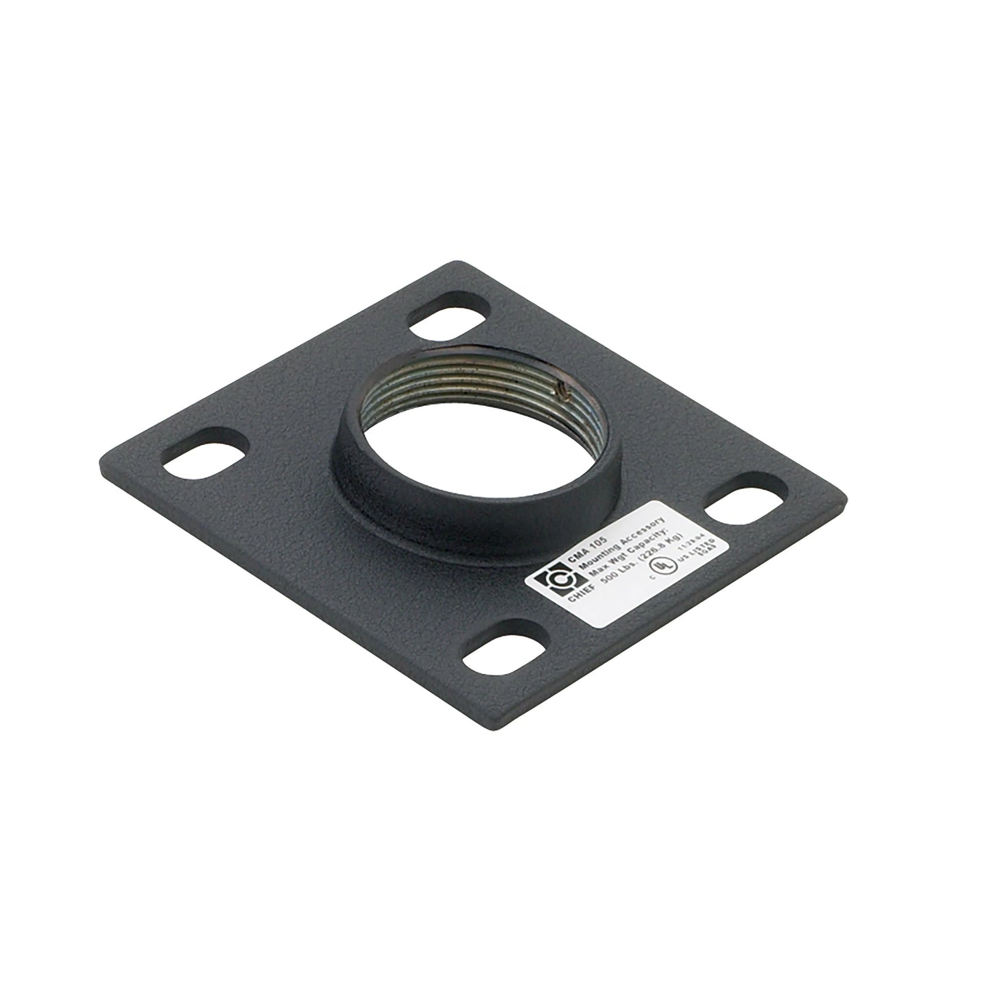 Chief CMA105 Ceiling Plate Flat | Size: 4" | Color: Black