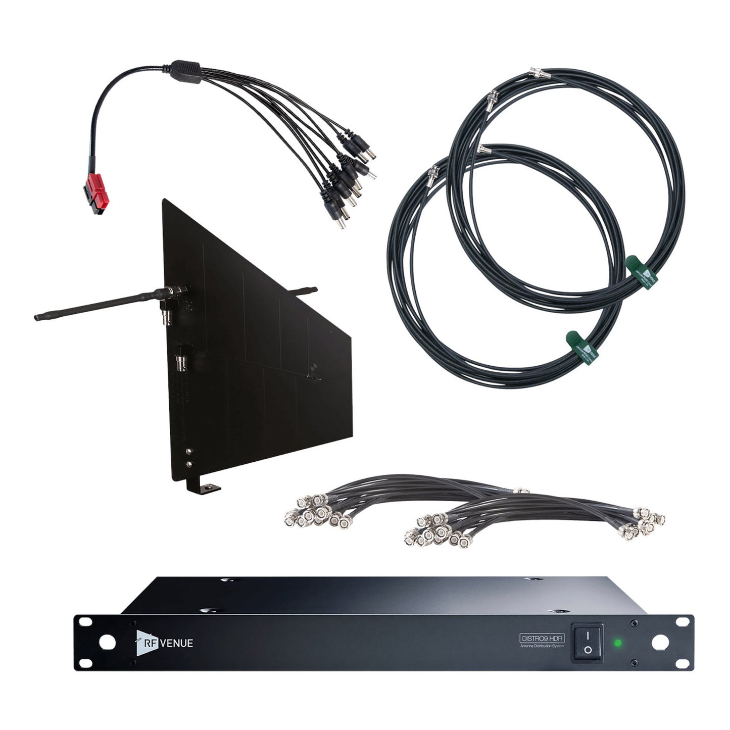 RF Venue DISTRO9 HDR Diversity Fin Bundle