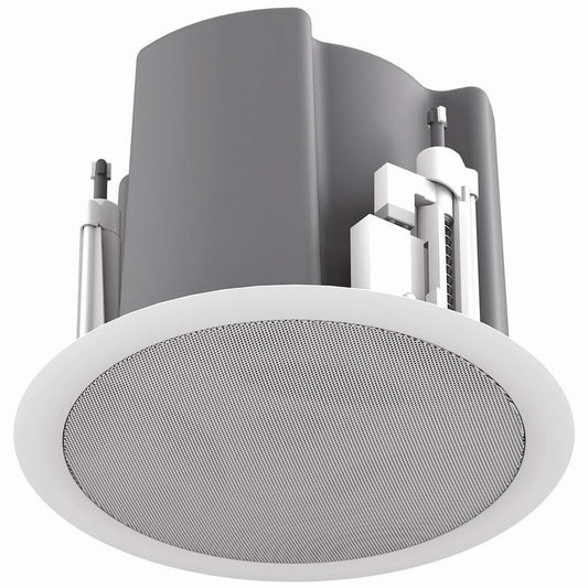AtlasIED FAP43T-WEGR FAP43T 4.5" Coaxial In-Ceiling Speaker | Edgeless Round | Standard | White