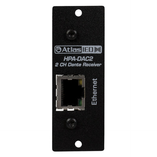 AtlasIED HPA-DAC2 HPA Dante Accessory Card | Two-Input